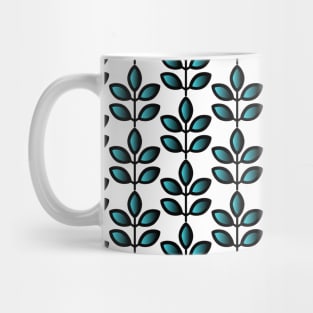 green leaves pattern Mug